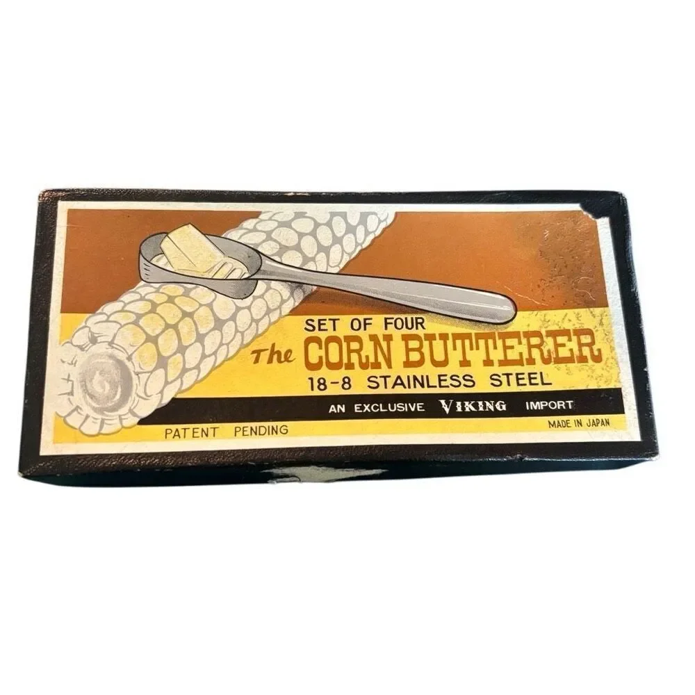 The Corn Butterer 19-8 Stainless Steel Set Of Four Japan